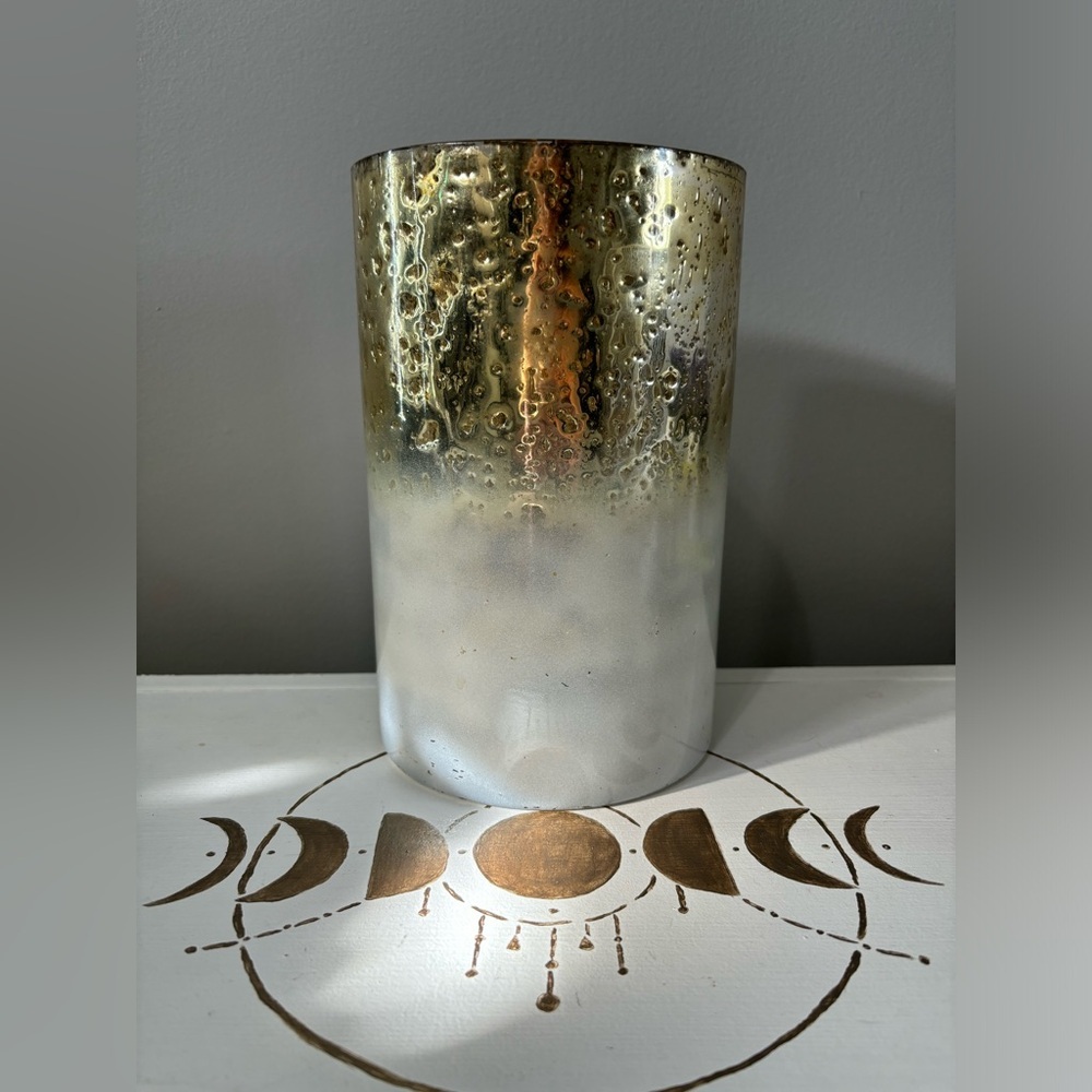 Glass Hurricane Candle Holder